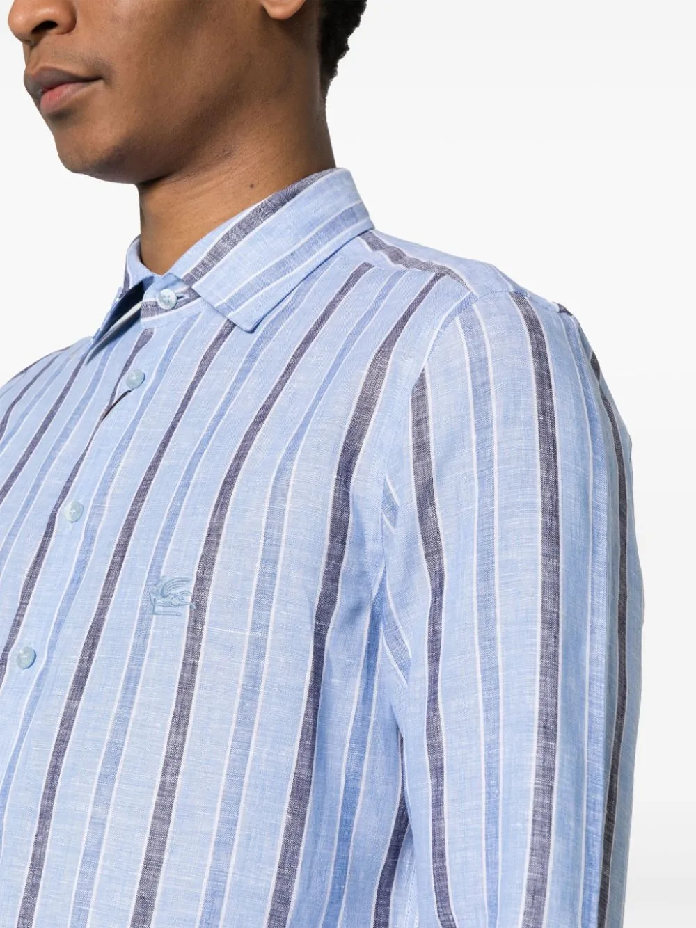Striped cotton shirt