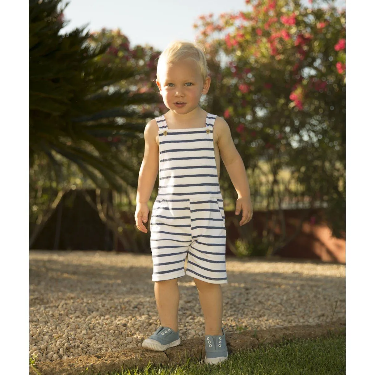 Striped Dungarees