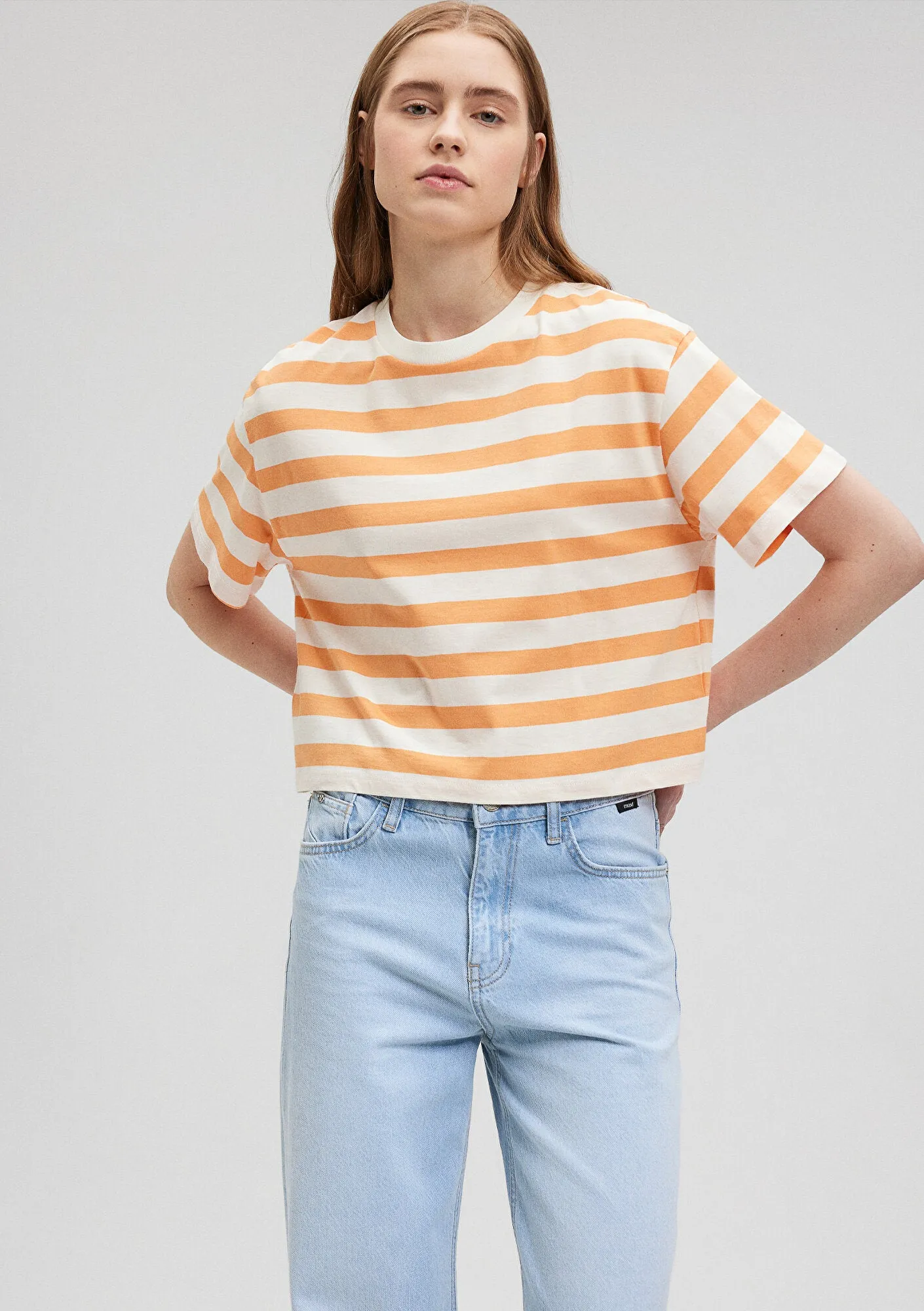 Striped Orange T-Shirt