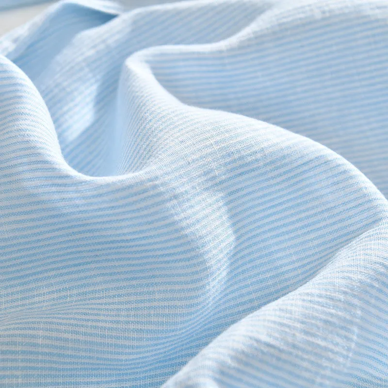 Stylish Long Sleeve Striped Linen Shirt for Men