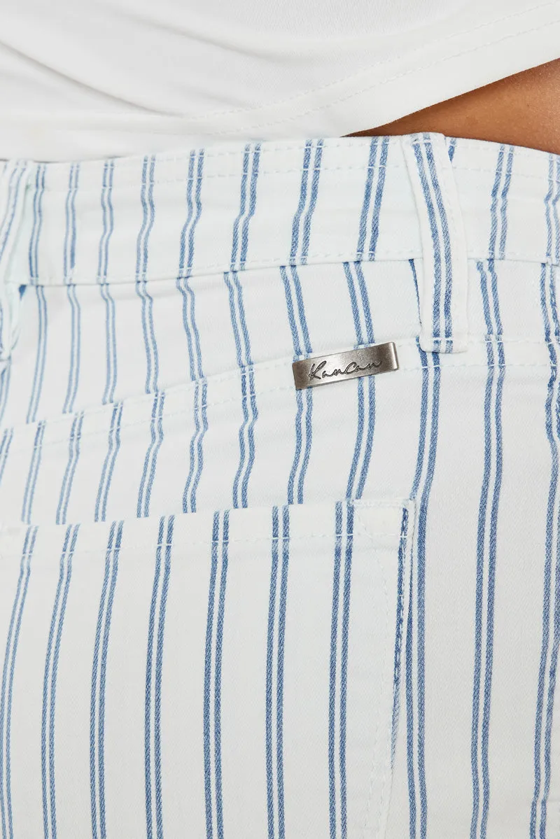 Sue High Rise Button Up Shorts