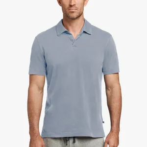 Sueded Jersey Polo - North Pigment