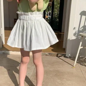 Supersoft Girls Summer Shorts - White