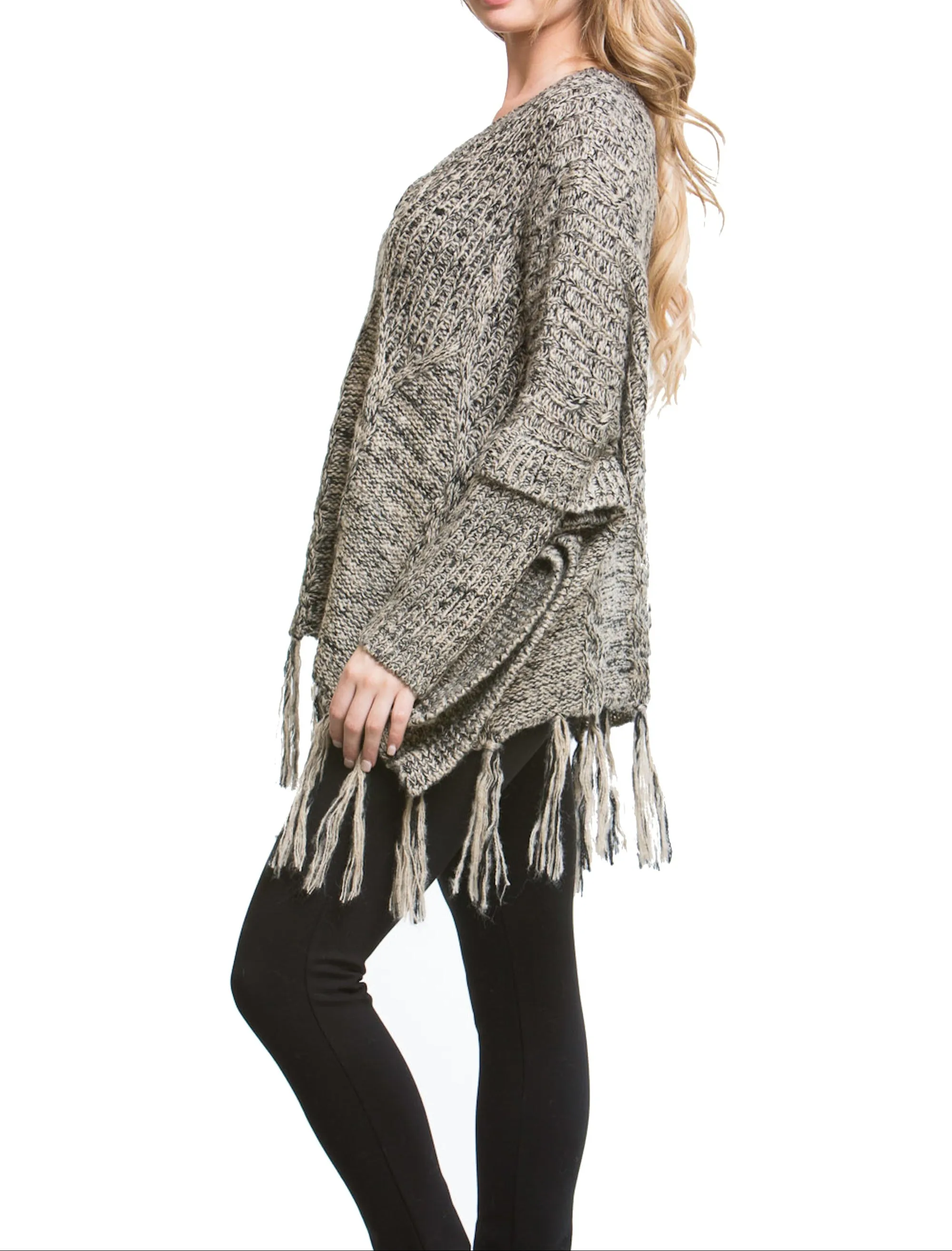 Tassel Trim Sweater