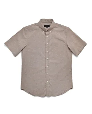 Taupe Flecked S/S Shirt