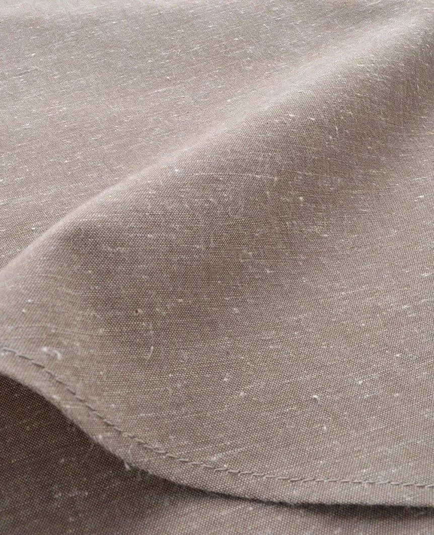 Taupe Flecked S/S Shirt