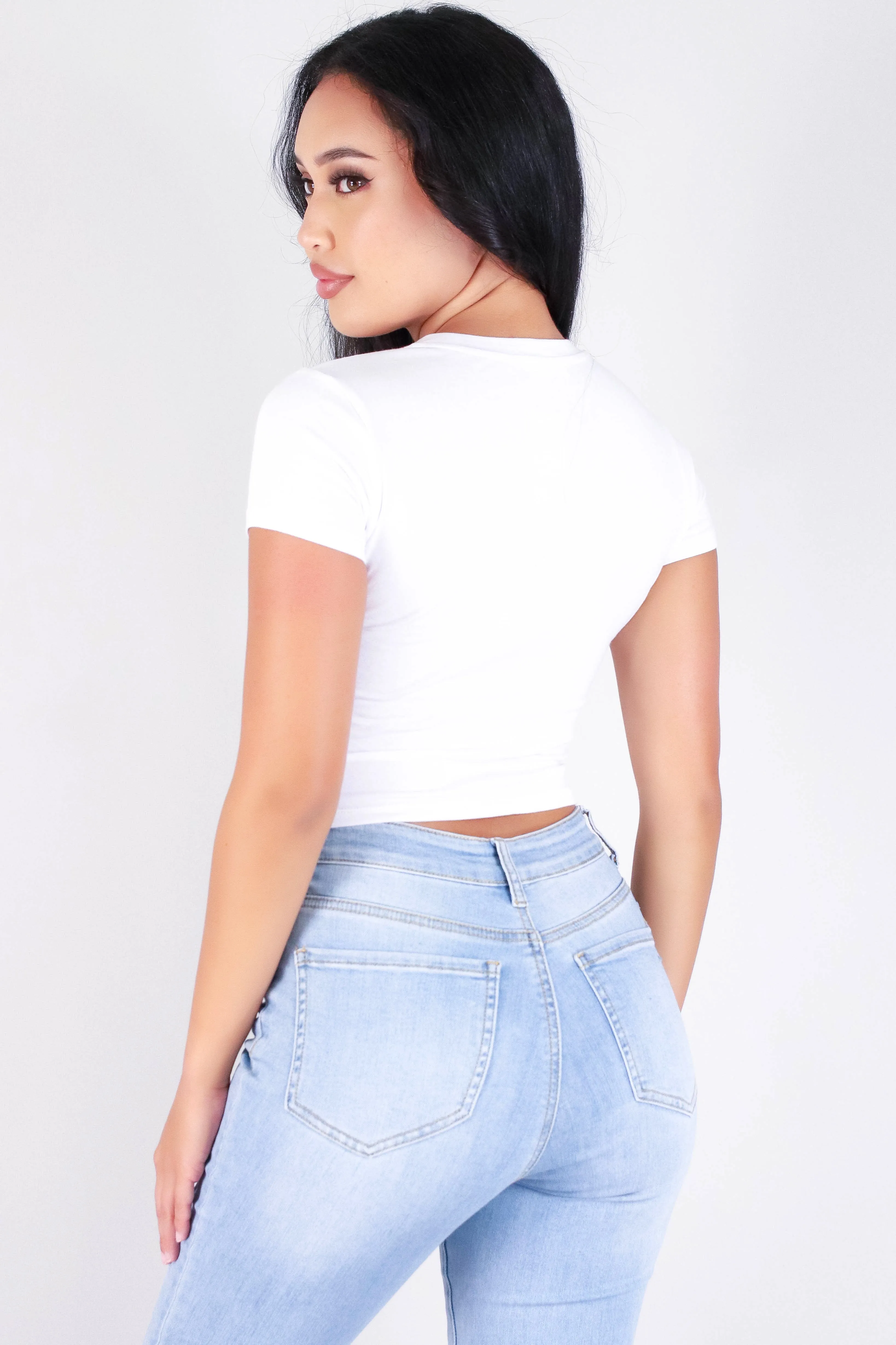 TELL YOU LATER CROP TOP