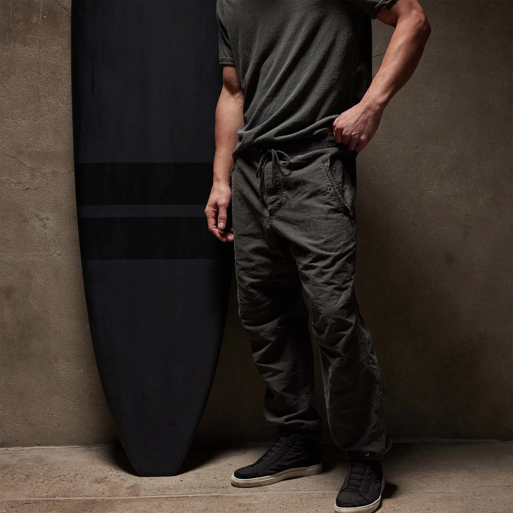 Textured Flight Pant - Pipe Pigment