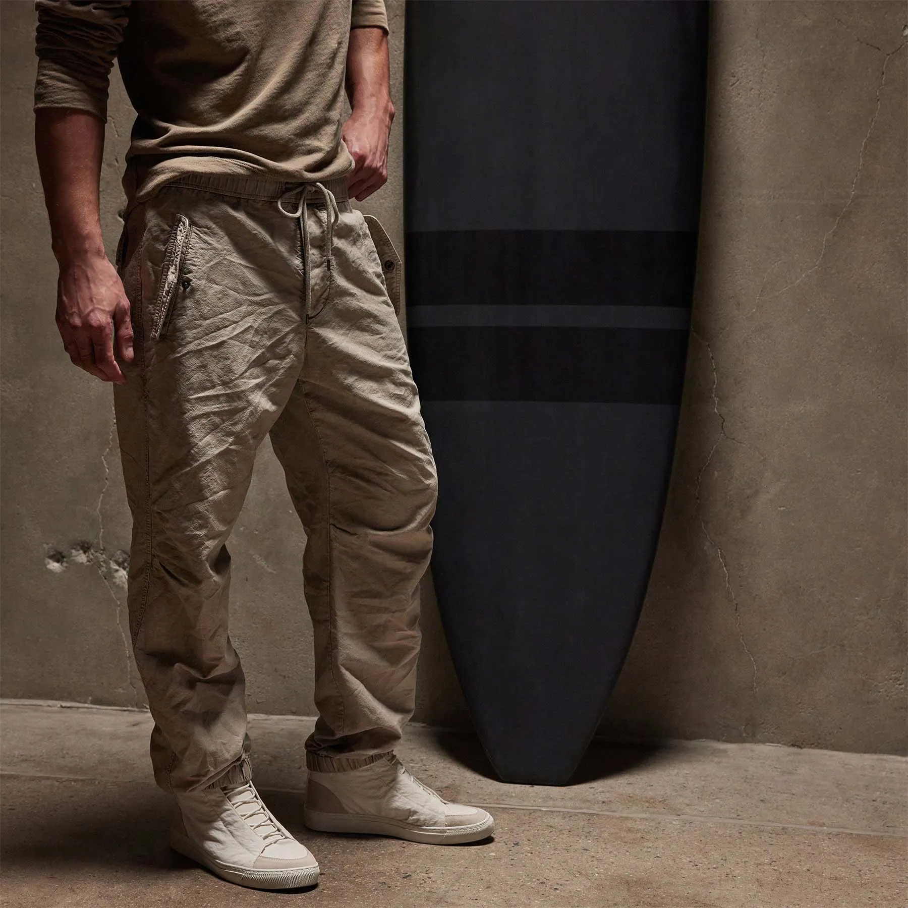 Textured Flight Pant - Toast Pigment