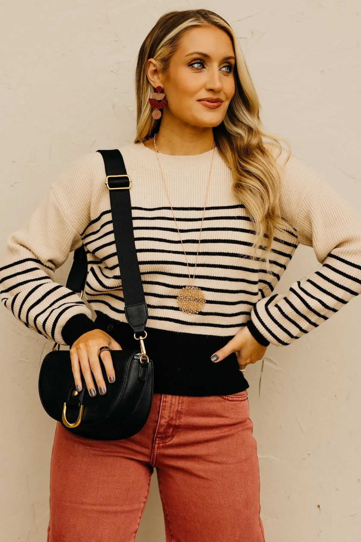 The Aaron Side Button Sweater