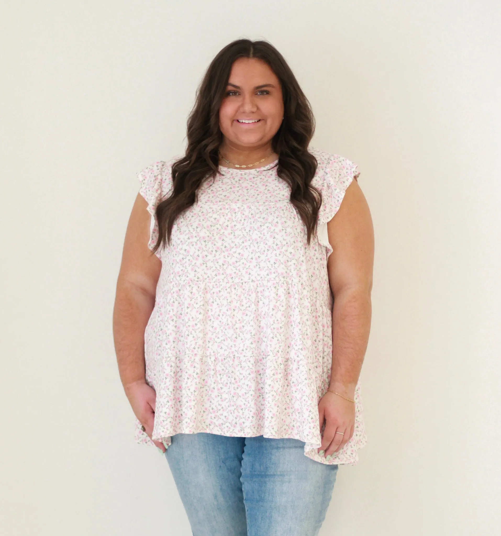 The Way You Make Me Smile Floral Top