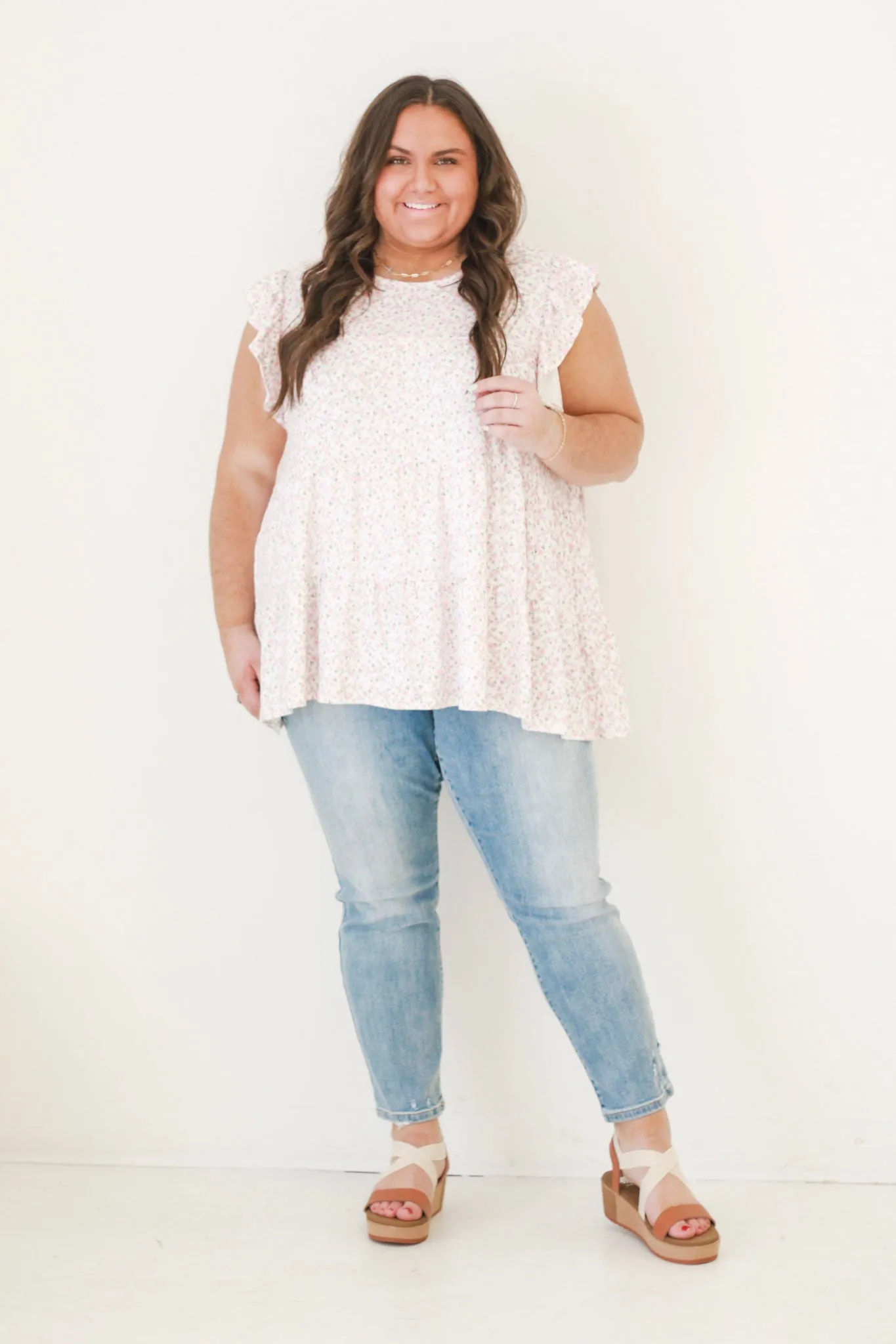 The Way You Make Me Smile Floral Top