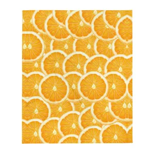 Things that Rhyme with Orange Throw Blanket