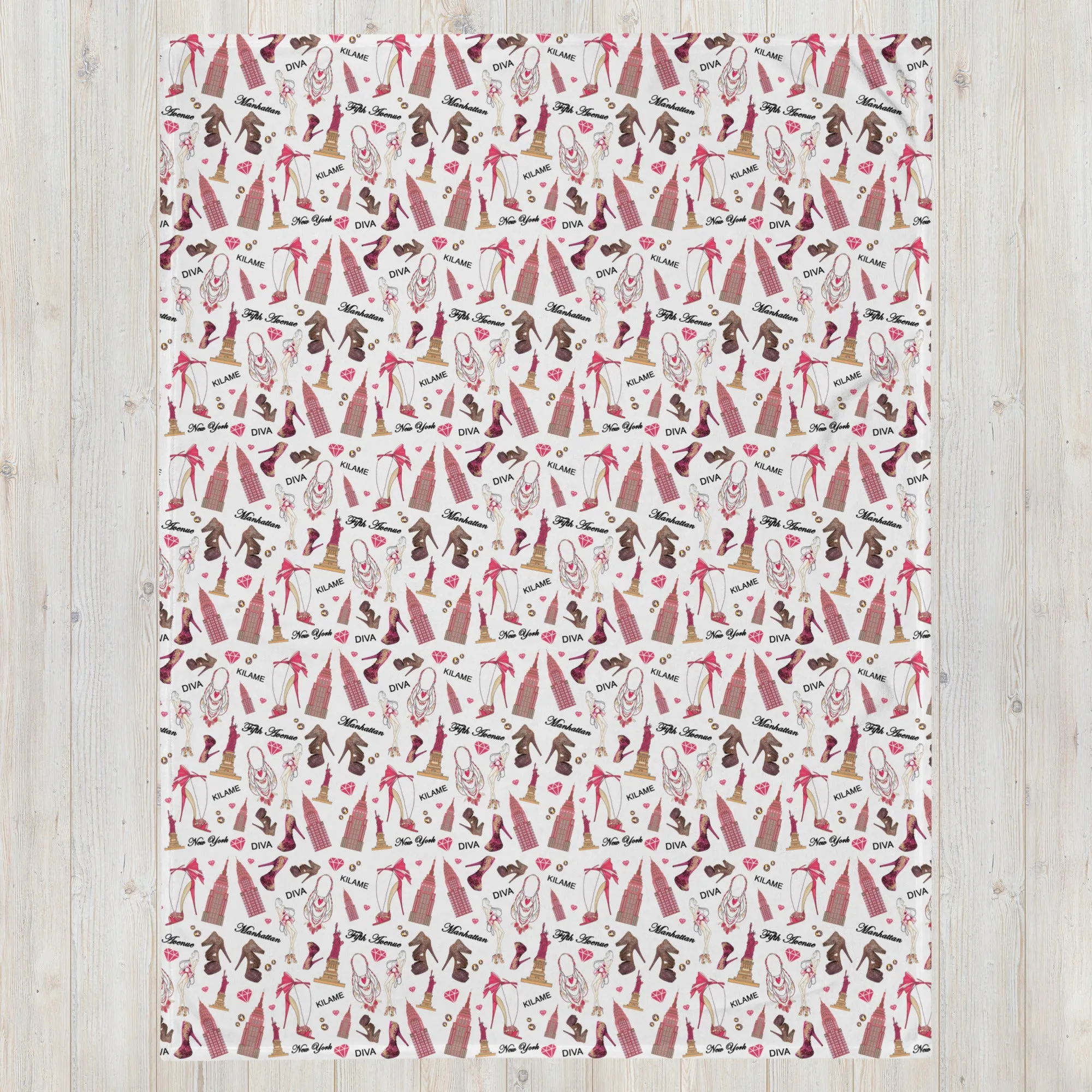 Throw Blanket 'Fifth Avenue'