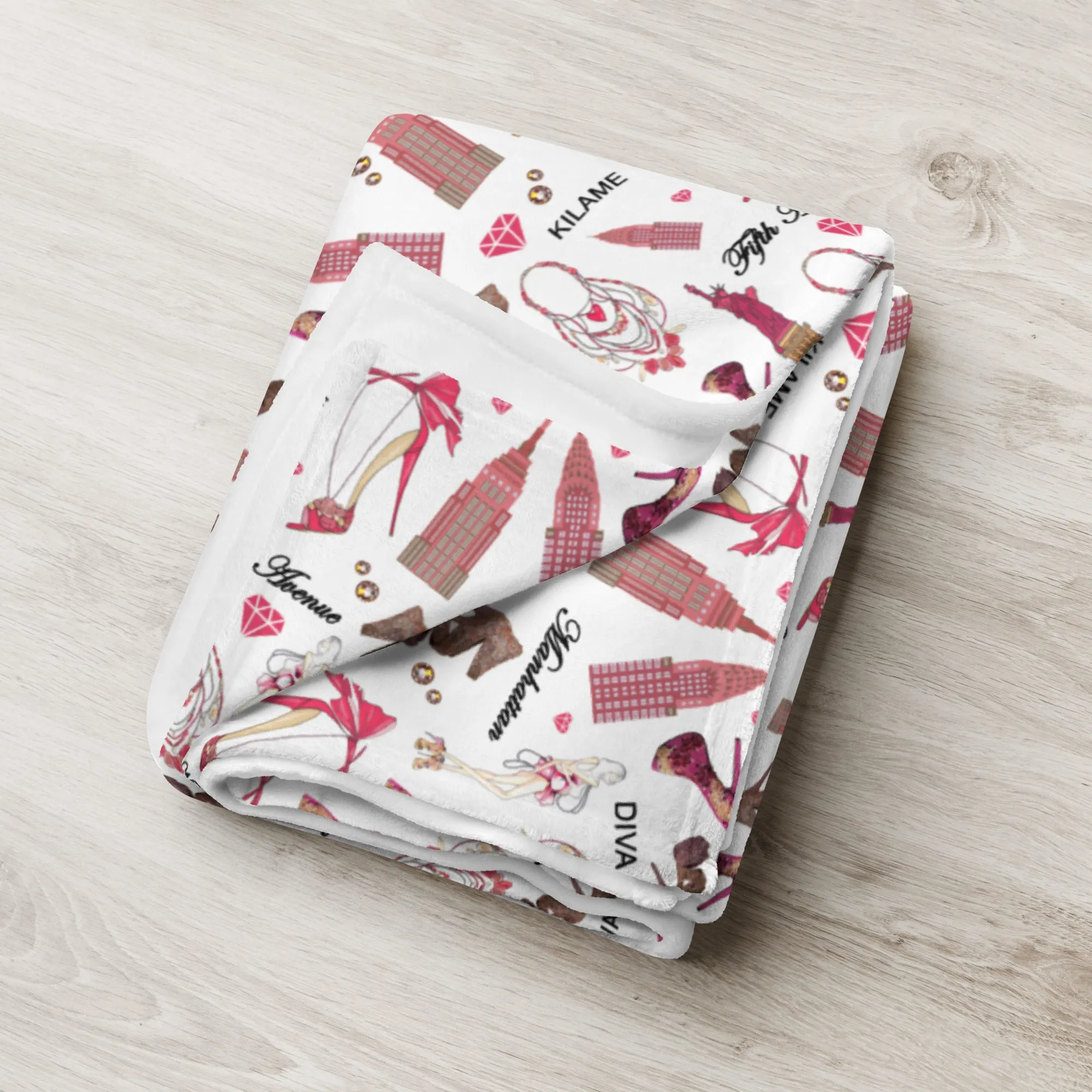 Throw Blanket 'Fifth Avenue'