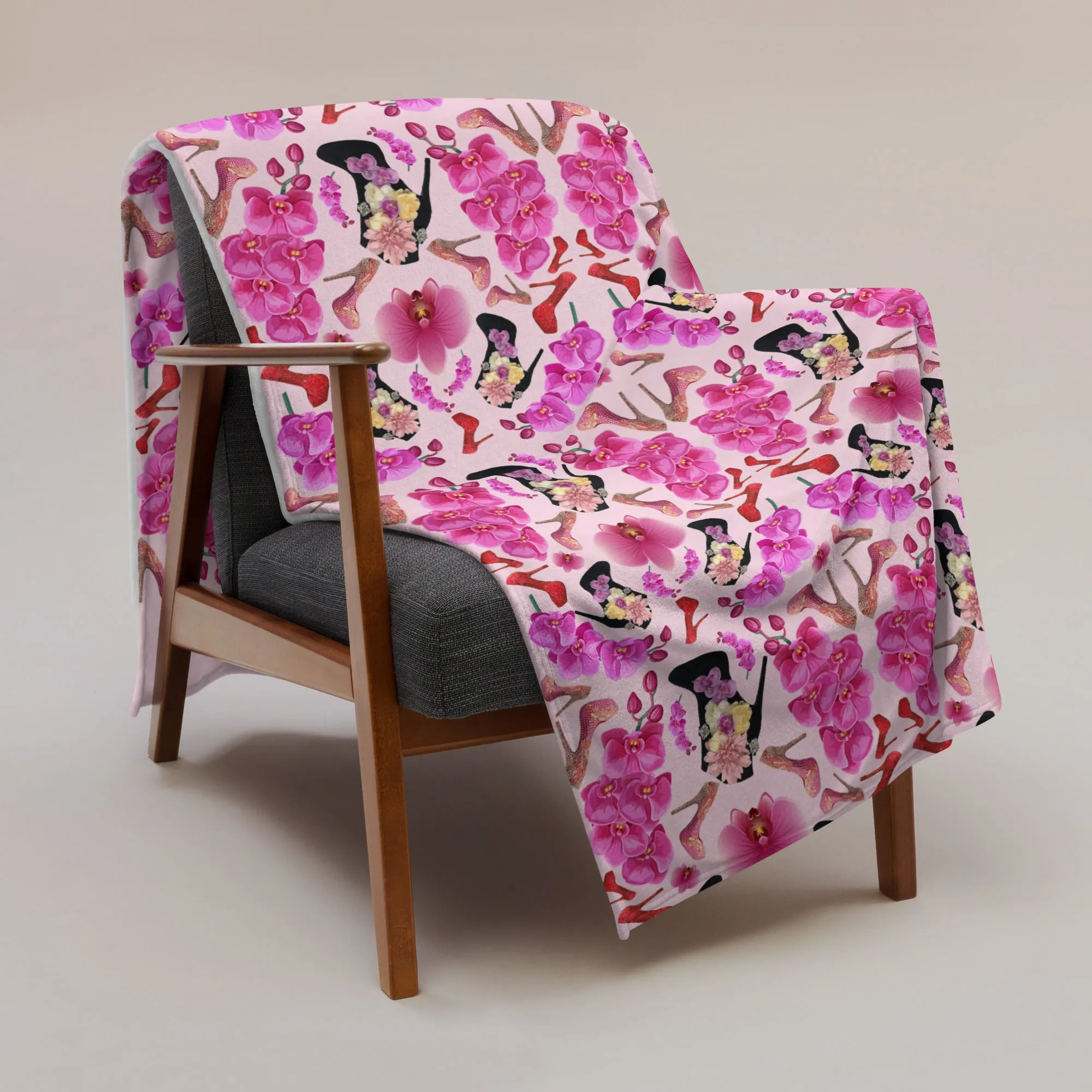 Throw Blanket 'Orchidee'