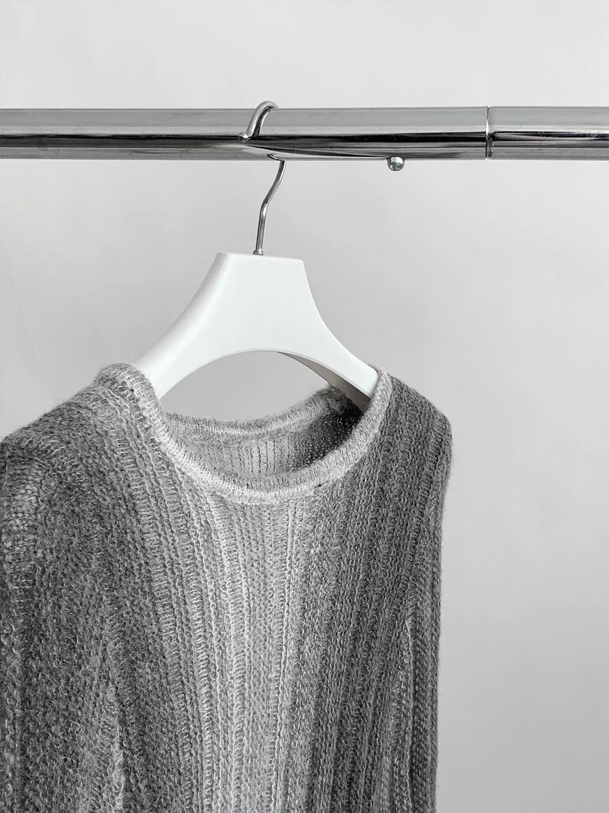 Tie-Dye Gradient Knitted Sweater