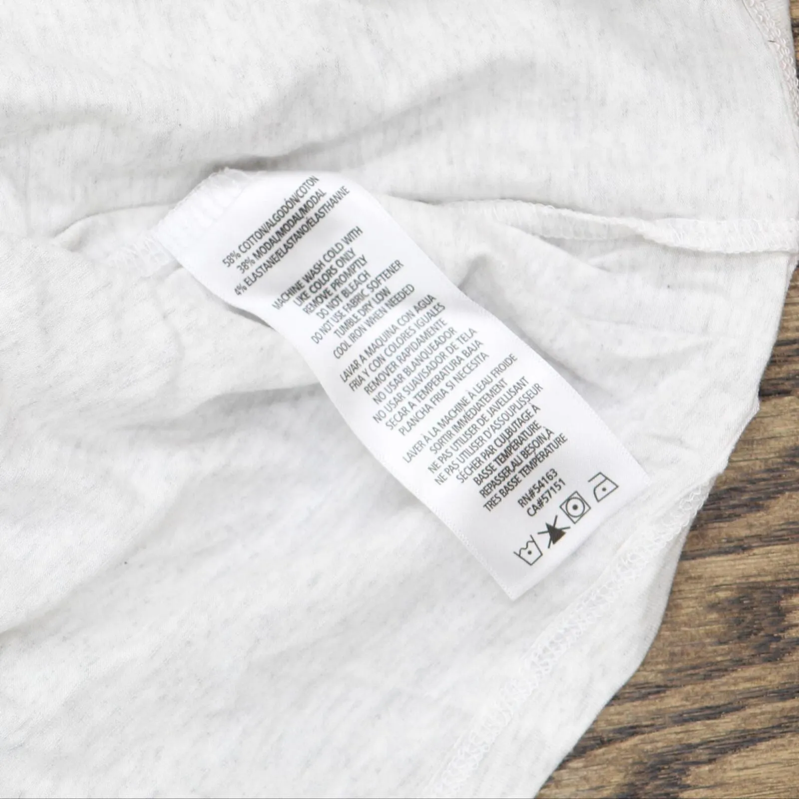 Tommy Hilfiger Women's Performance Hooded Long Sleeve Tee White Stone Heather S