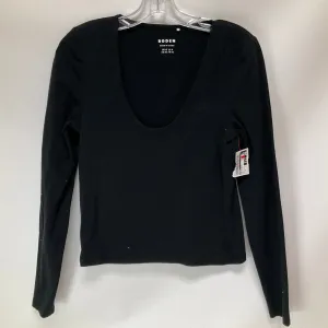 Top Long Sleeve Basic By Boden In Black, Size: 8