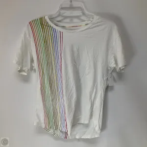 Top Short Sleeve Basic By Anthropologie In Multi-colored, Size: S