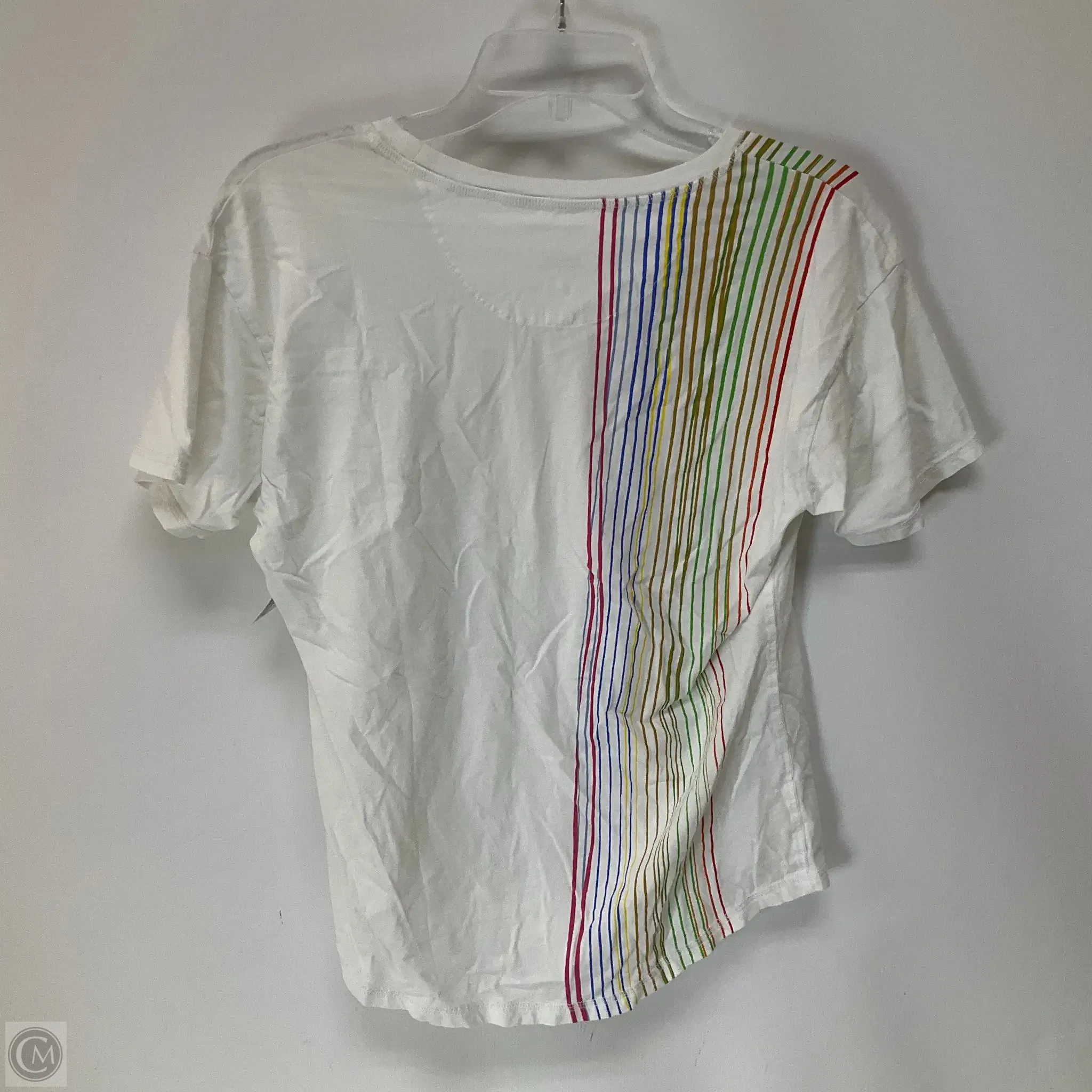 Top Short Sleeve Basic By Anthropologie In Multi-colored, Size: S