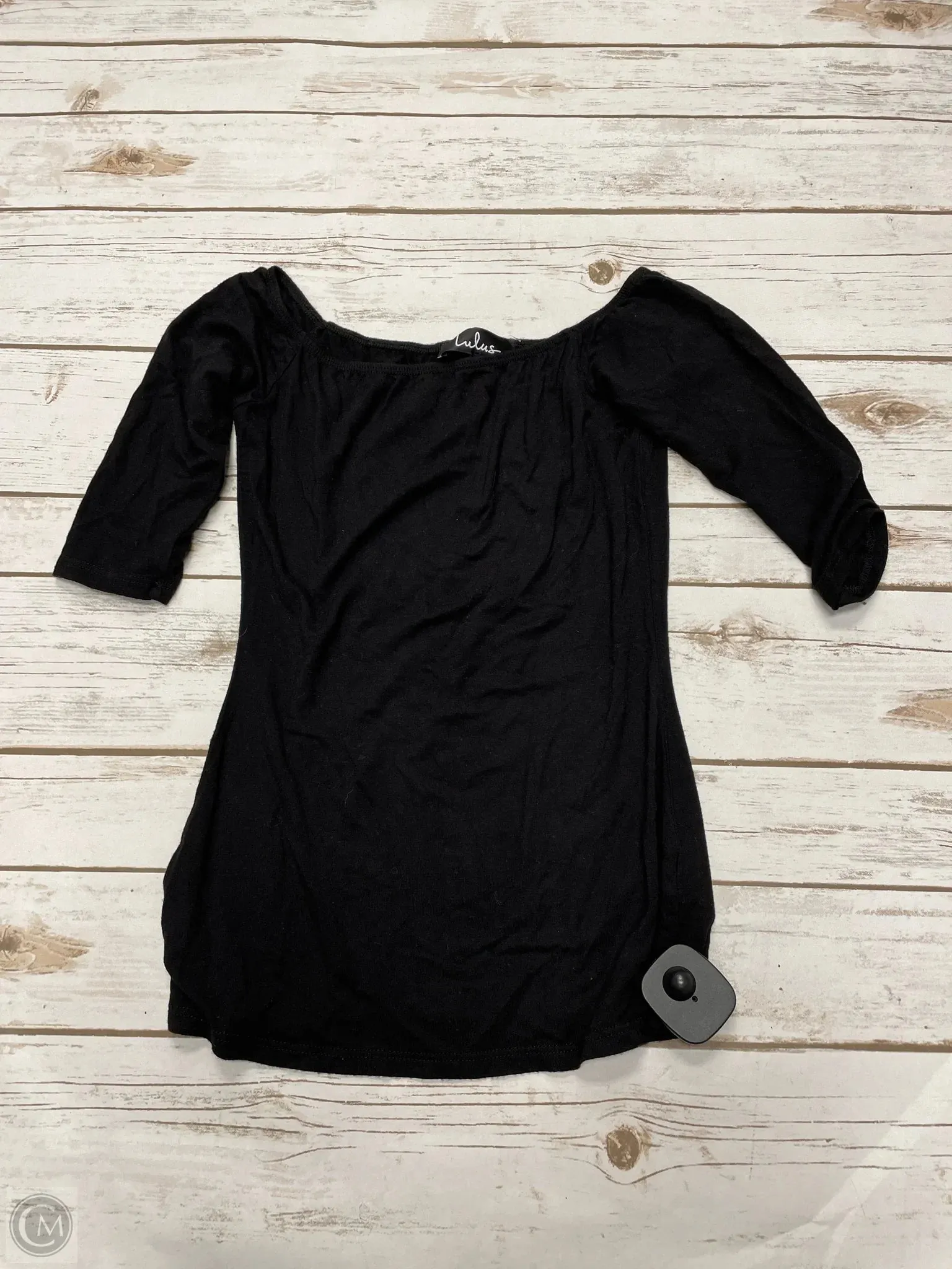 Top Short Sleeve Basic By Lulu In Black, Size: Xs