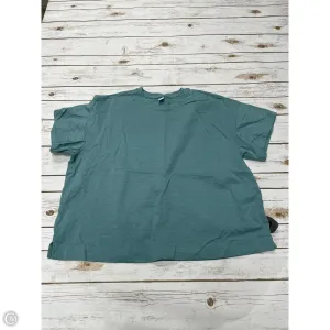 Top Short Sleeve Basic By Old Navy In Green, Size: Xxl