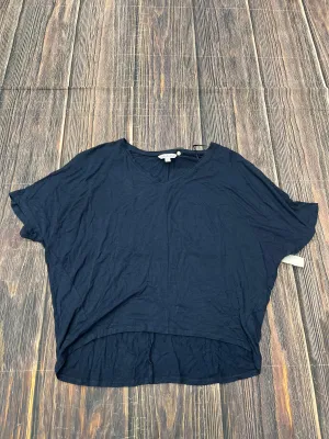 Top Short Sleeve Basic By Ophelia Roe In Blue, Size: L