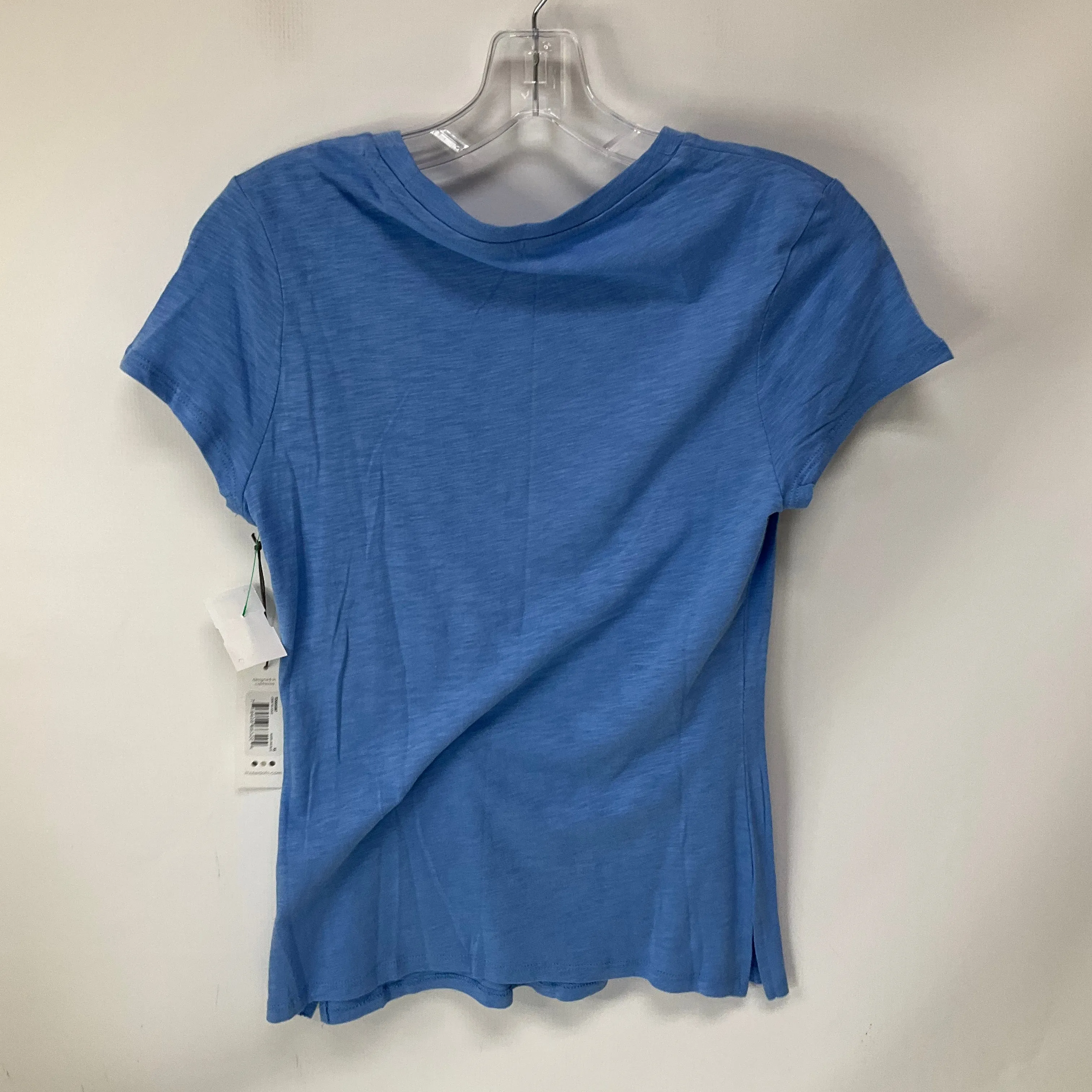 Top Short Sleeve Basic By Three Dots In Blue, Size: Xs