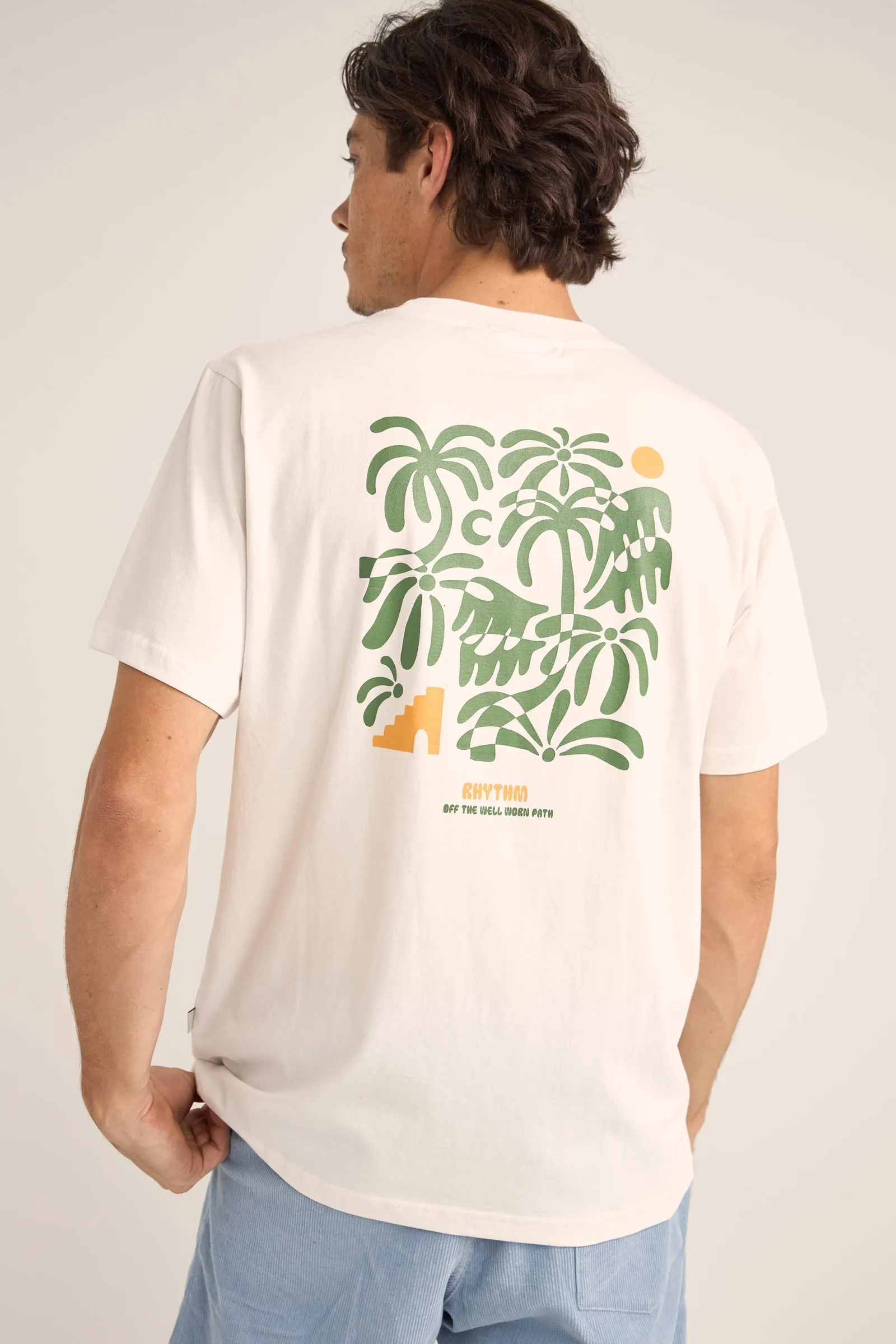 Trees Ss T-Shirt Vintage White