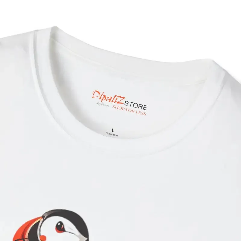 Trendy Fashion Unisex Tee with Detailed Bird Art