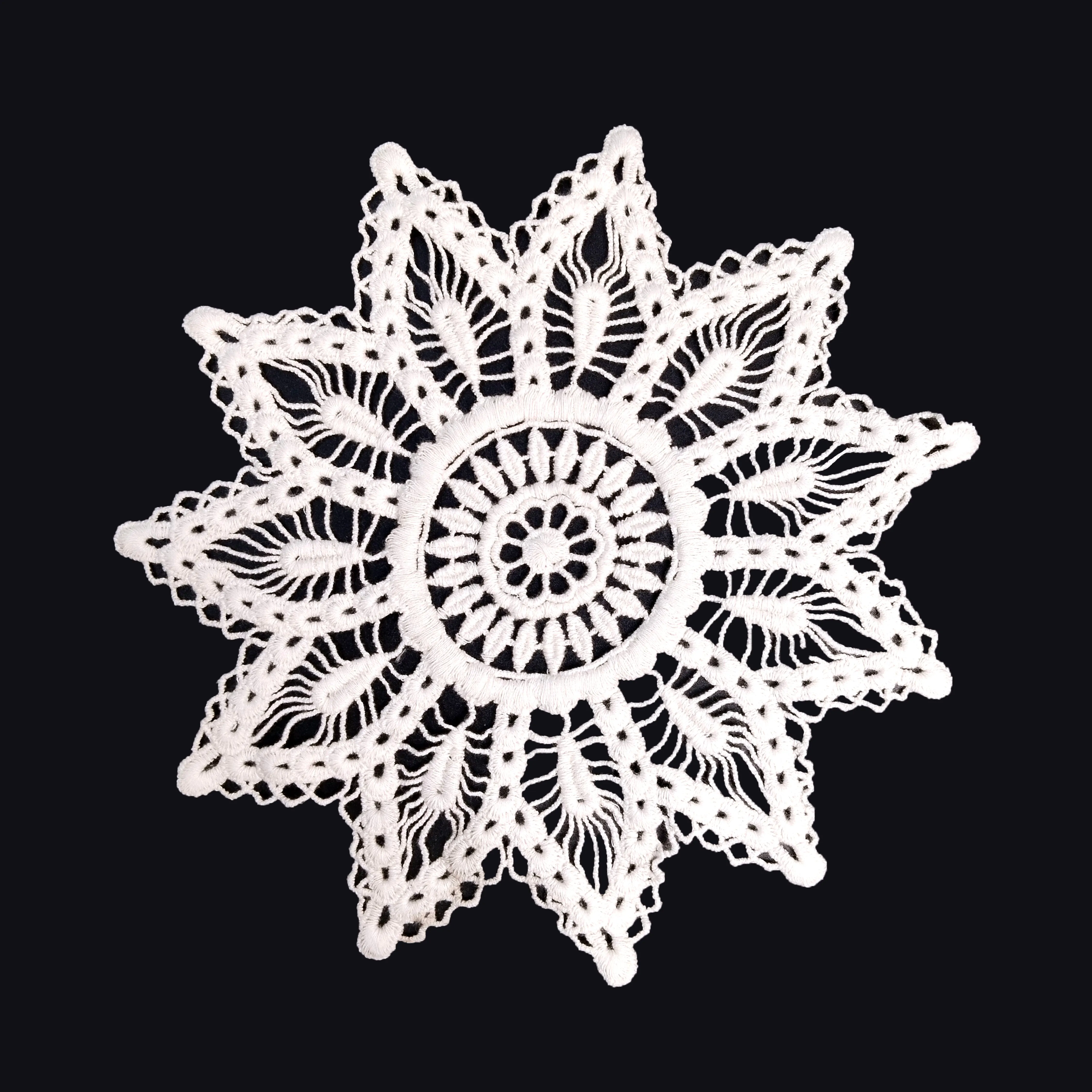 Twinkling Star Doily Patch
