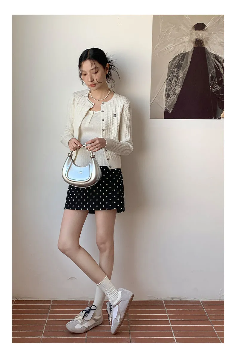 Twist short cardigan