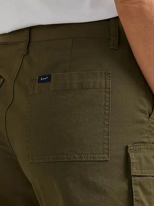 Ultra Lux Comfort Flex-to-Go Relaxed Fit Cargo Short - Olive Night - 112346780