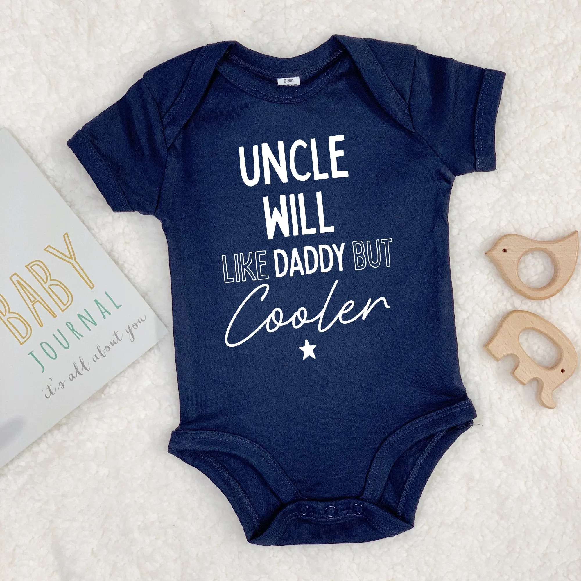 Uncle, Like Daddy But Cooler Babygrow