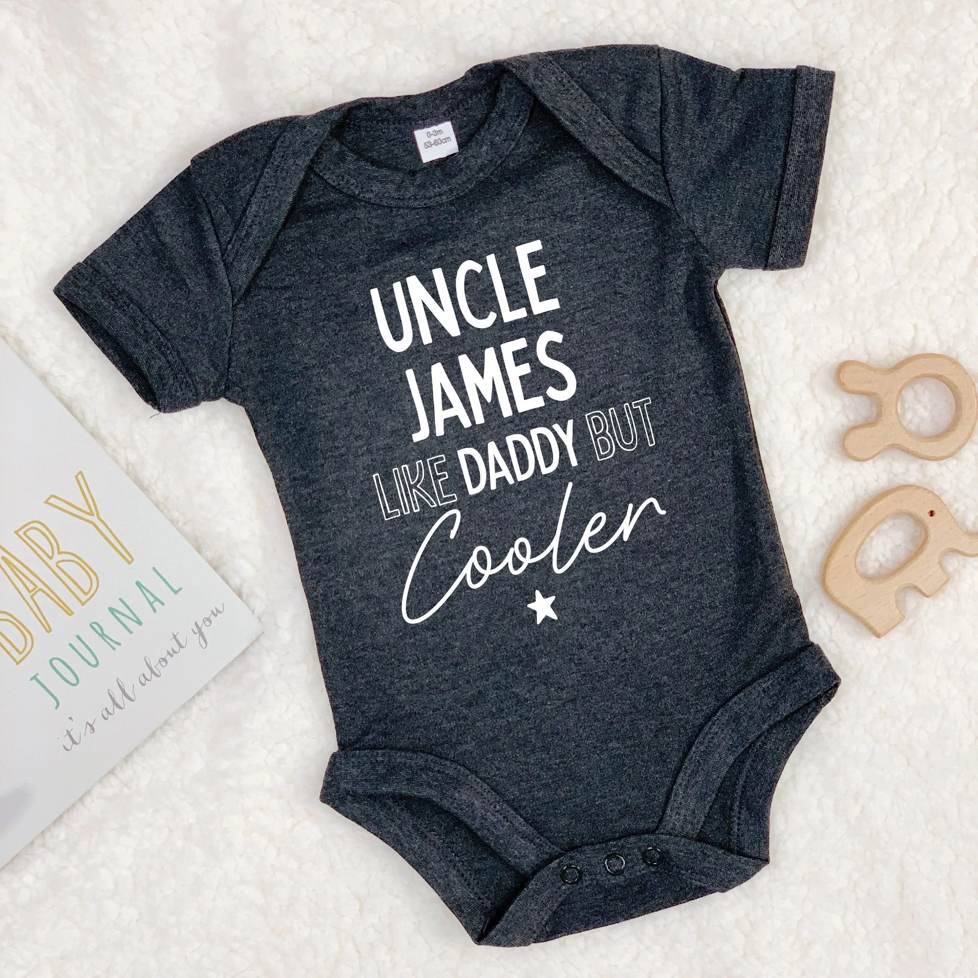 Uncle, Like Daddy But Cooler Babygrow