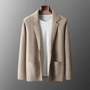 Unisex merino wool cardigan
