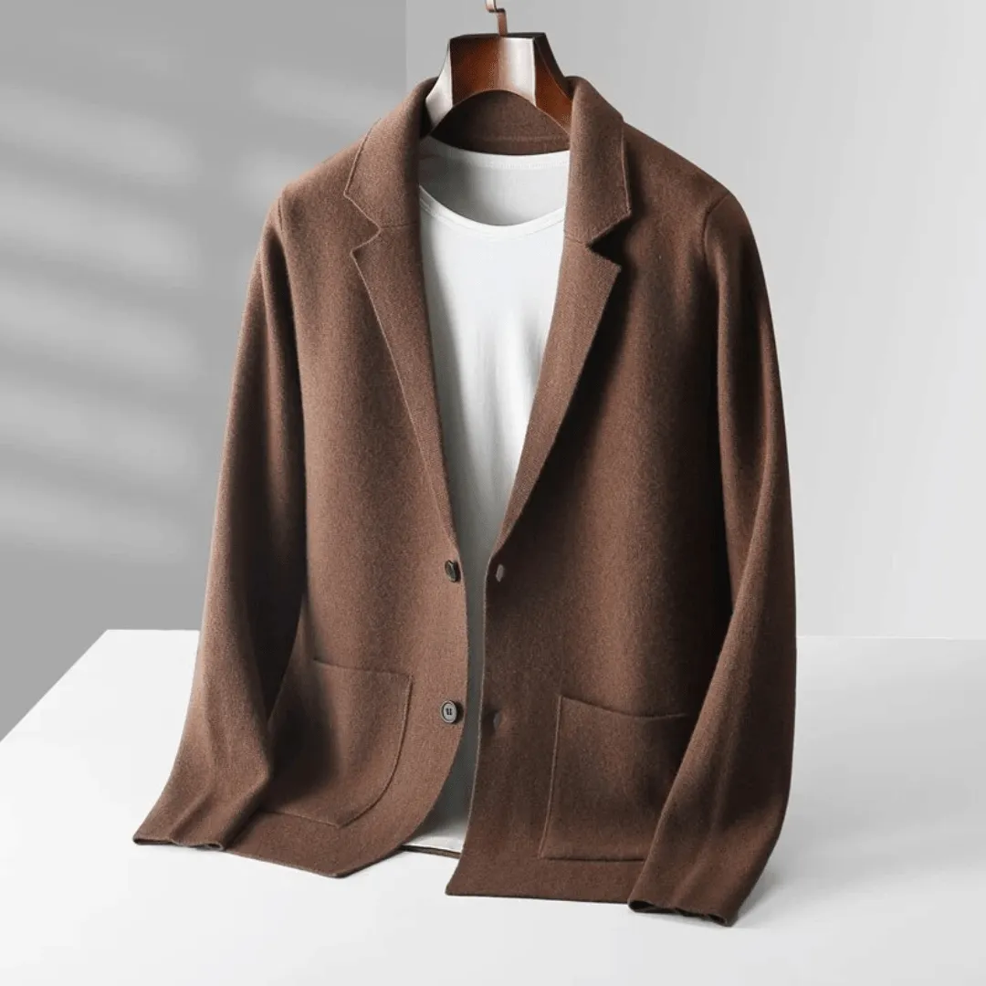 Unisex merino wool cardigan