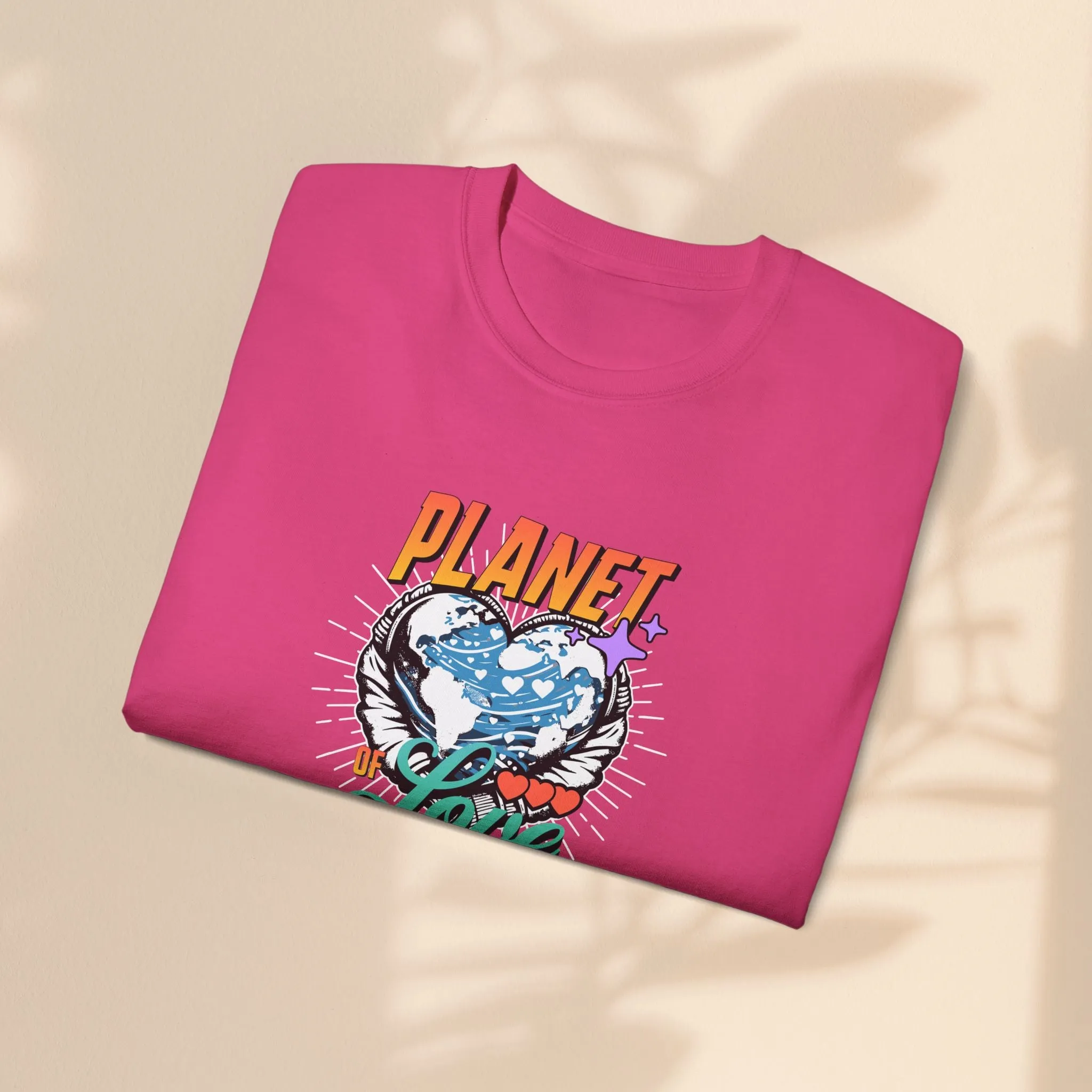 Unisex Ultra Cotton Tee - Planet Love