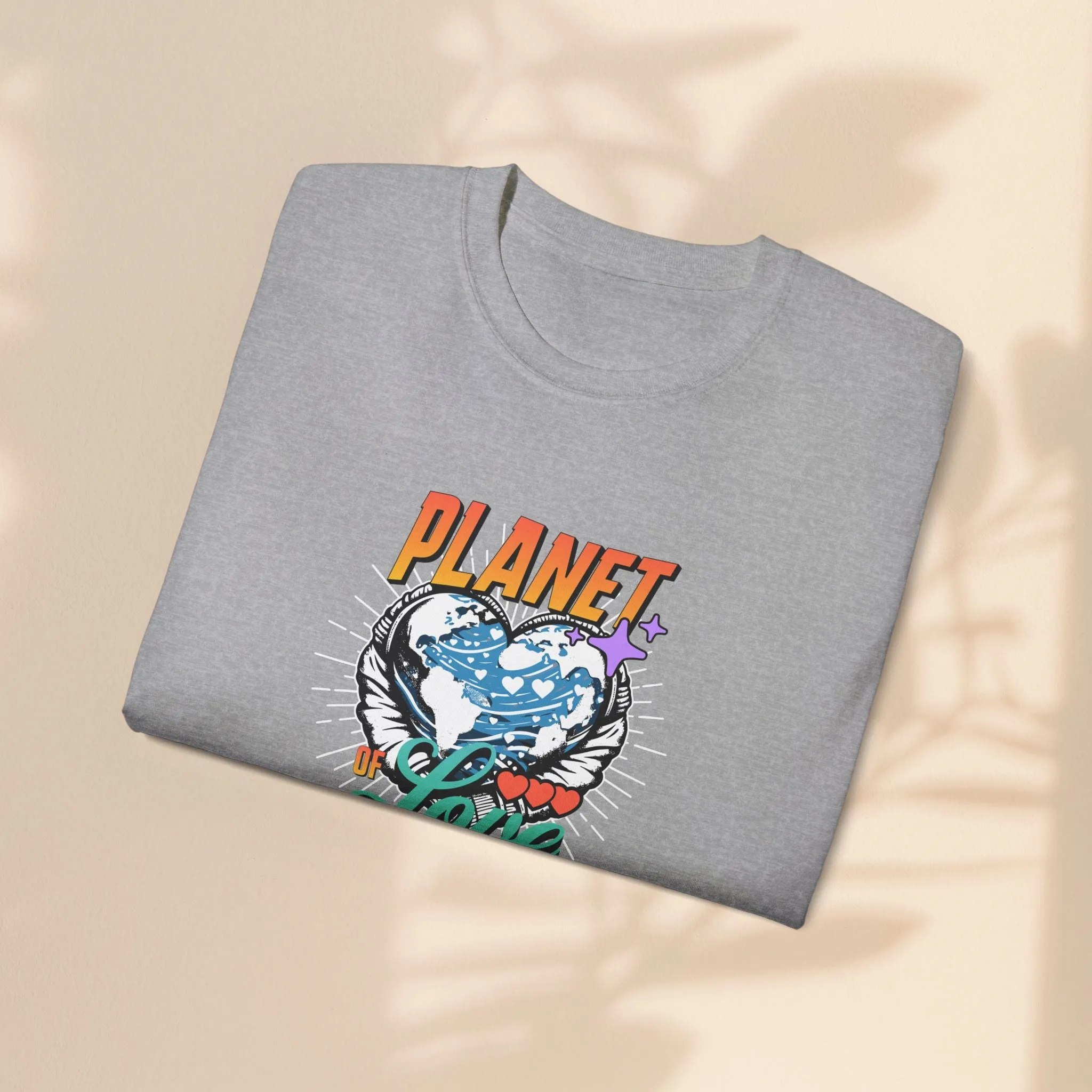 Unisex Ultra Cotton Tee - Planet Love