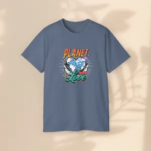 Unisex Ultra Cotton Tee - Planet Love