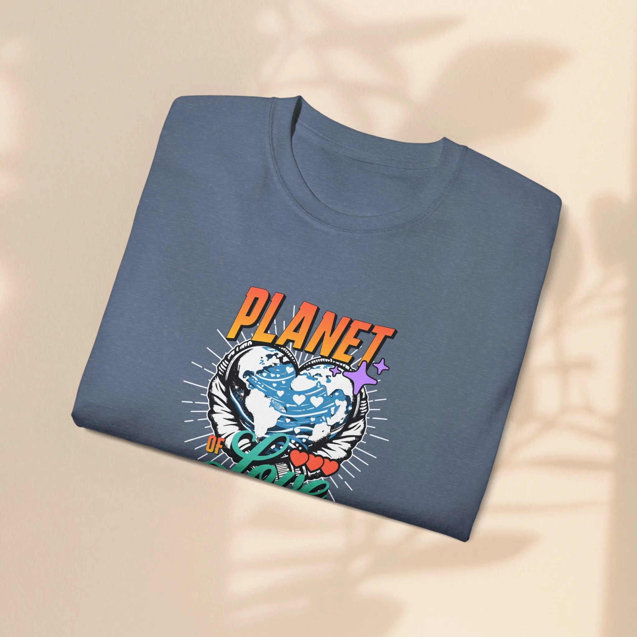 Unisex Ultra Cotton Tee - Planet Love