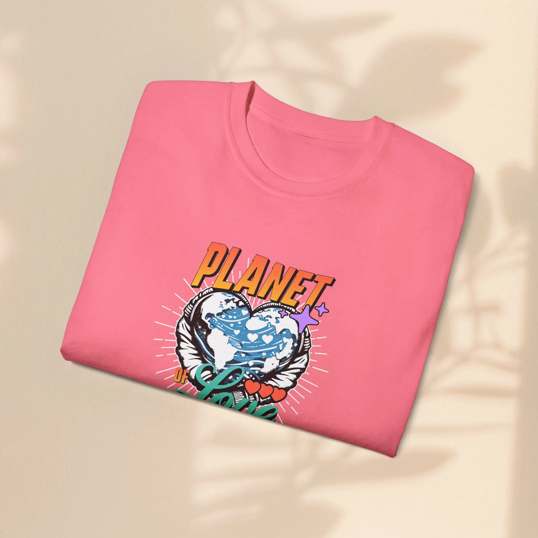 Unisex Ultra Cotton Tee - Planet Love