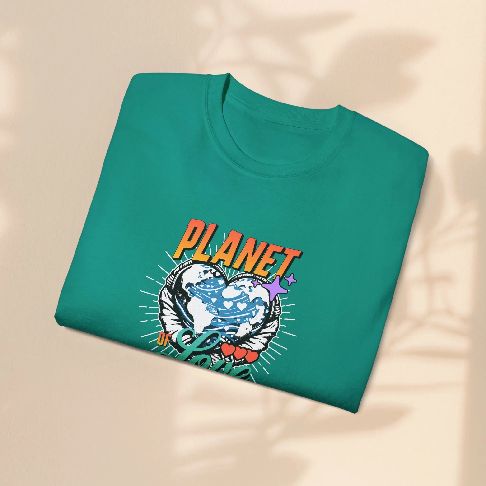 Unisex Ultra Cotton Tee - Planet Love