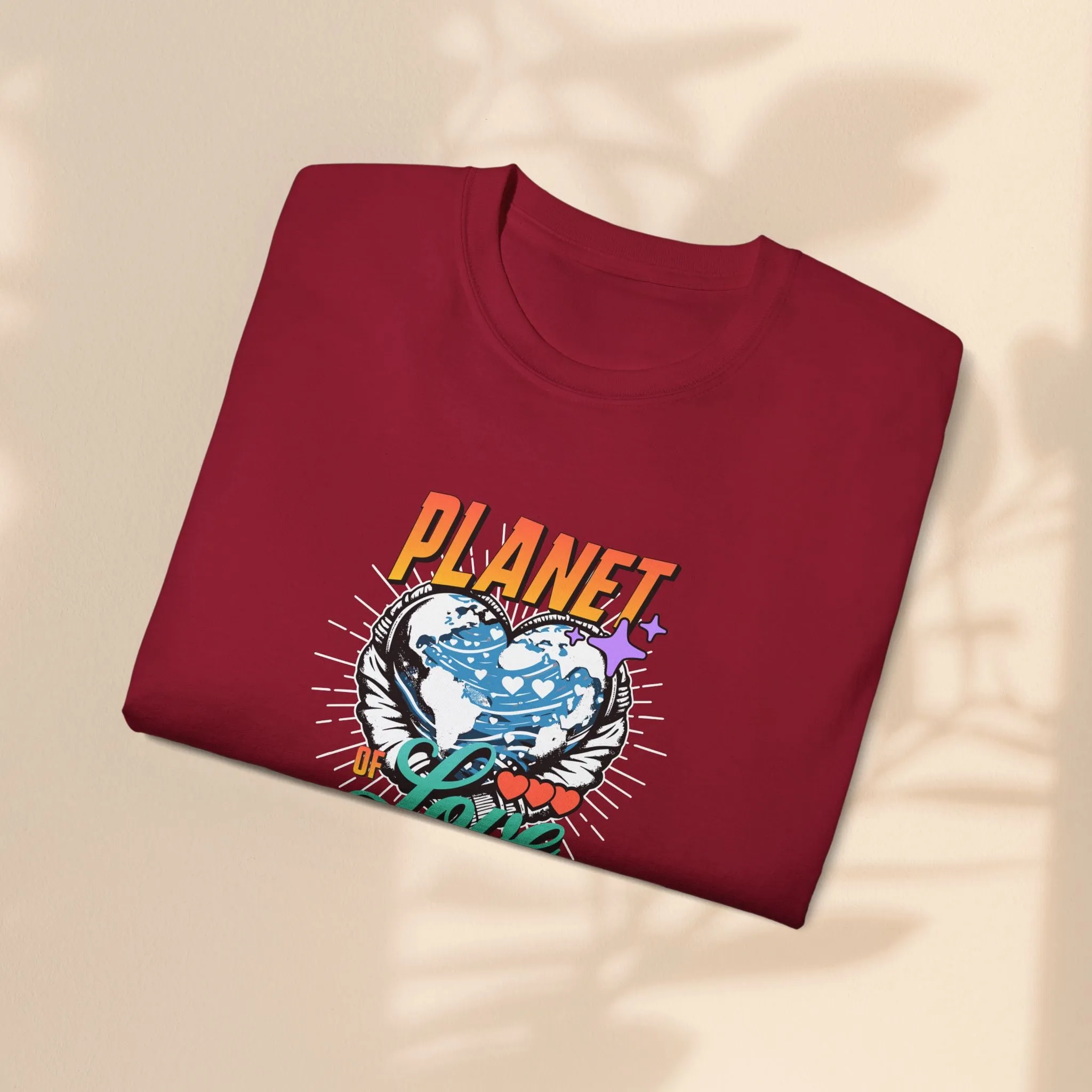 Unisex Ultra Cotton Tee - Planet Love