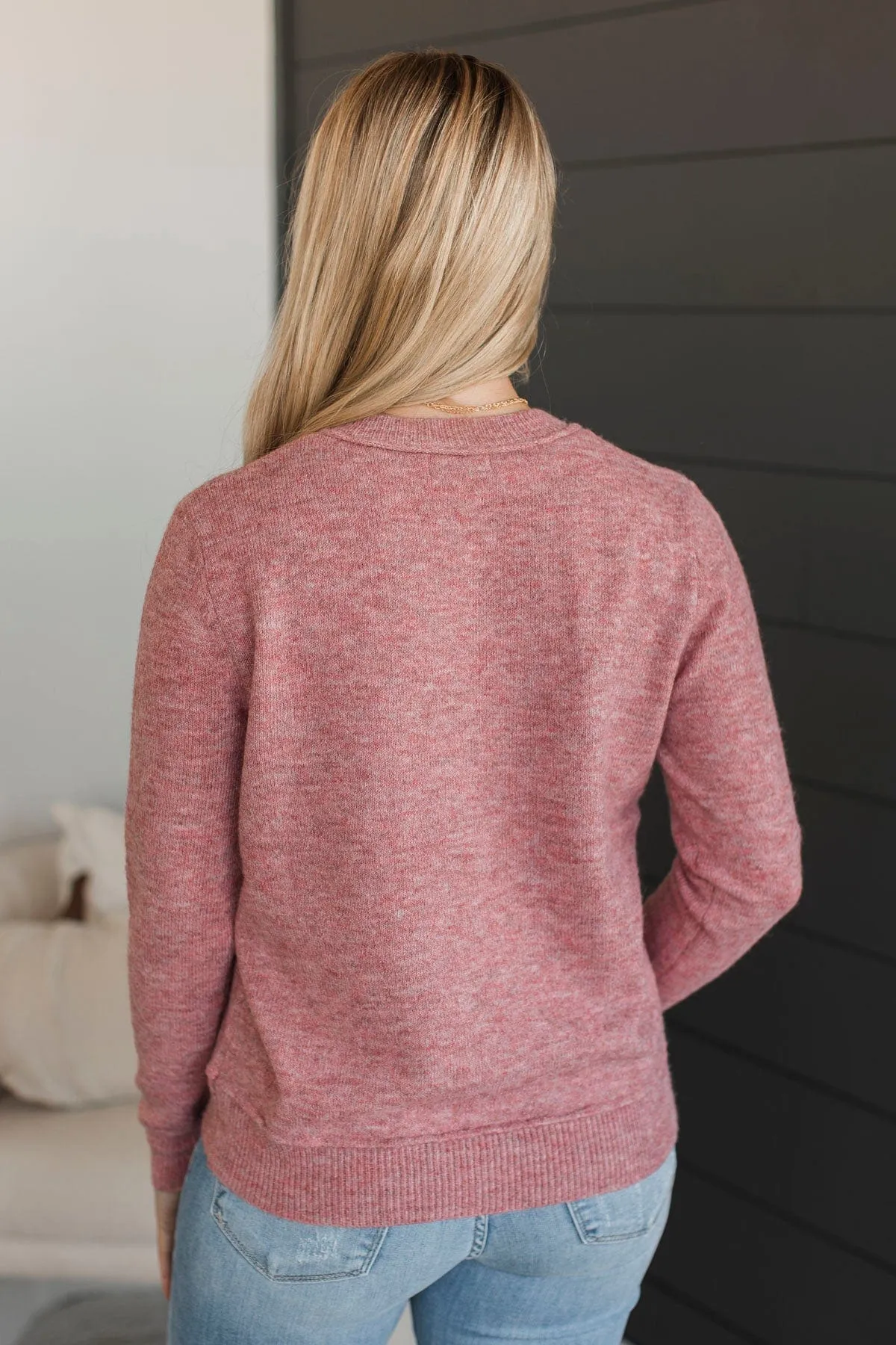 Unmistakable Beauty Knit Sweater- Coral