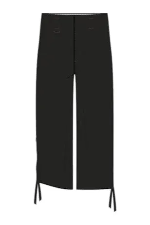 Utility Capri Pant in Black