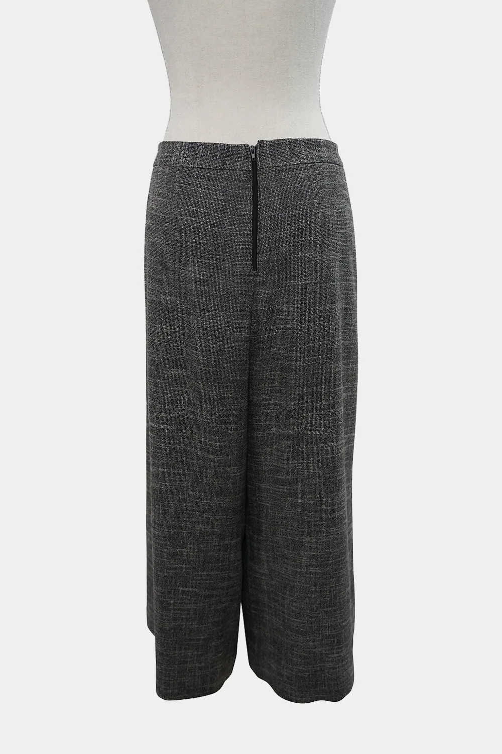 Veronika Maine Grey Knit Culottes