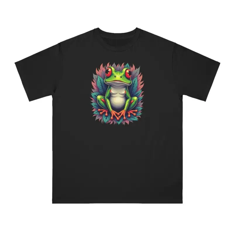 Vibrant Colorful Frog Organic Unisex Classic t Shirt