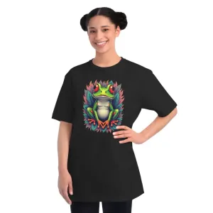 Vibrant Colorful Frog Organic Unisex Classic t Shirt